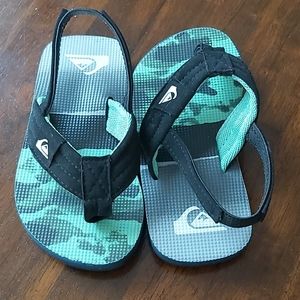 QUIKSILVER Toddler Boy Size 8 Flip Flops